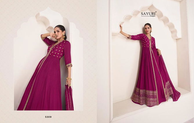 Sayuri Polki Georgette Wedding Salwar Suits Catalog
